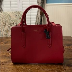 Radley London red leather purse